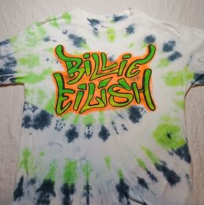 Billie Eilish Tie Dye Long Sleeve Tshirt Medium